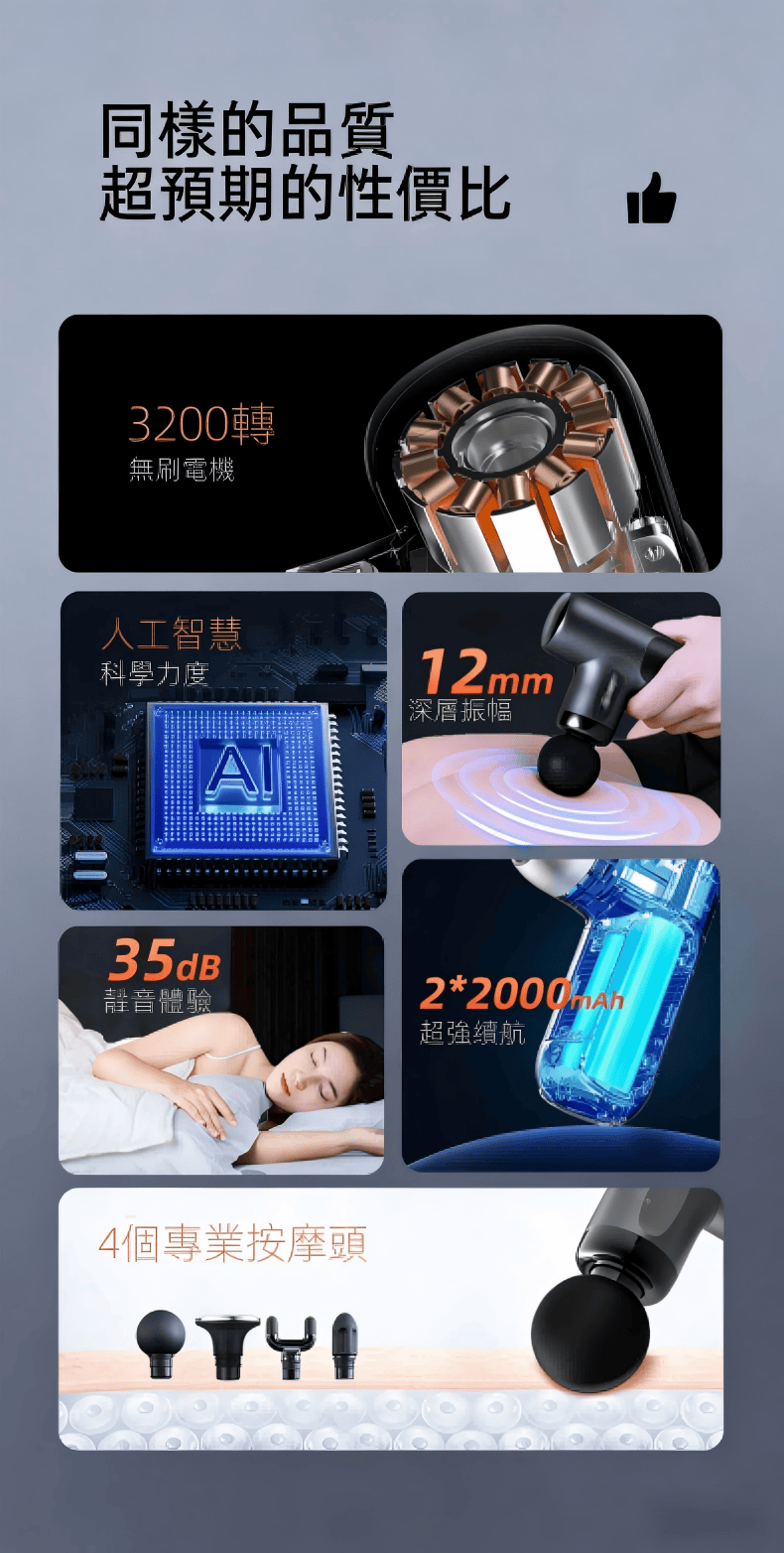 冷熱敷筋膜槍專業電動頸膜槍無刷電機mini肌肉按摩器