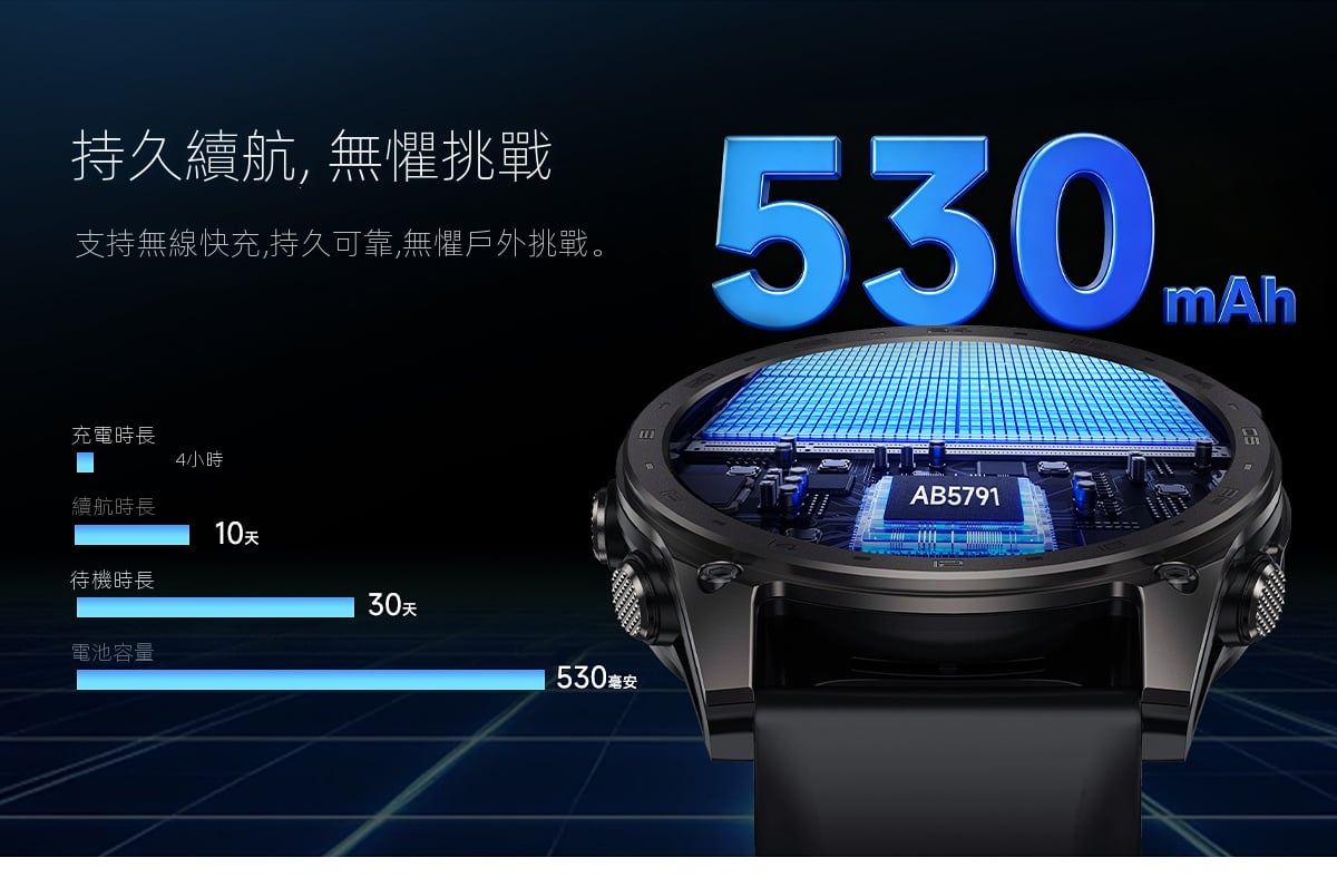 硬核戶外智慧手錶軍規級防摔防水led手電筒氣壓海拔監測電子指南針探險徒步馬拉松多功能運動手錶